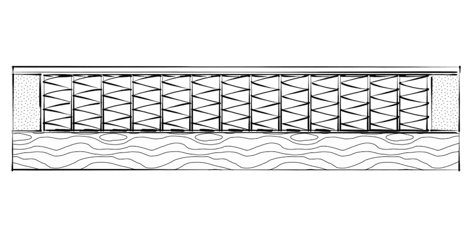 Unterfederung Boxspring